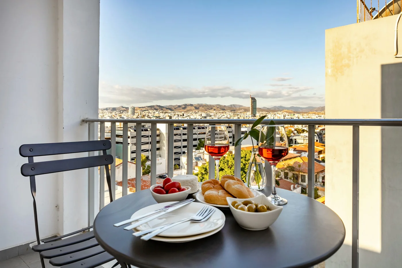 74 Prokymea- Steps from the Sea, Downtown, Balcony - kitchen in Limassol, Cyprus