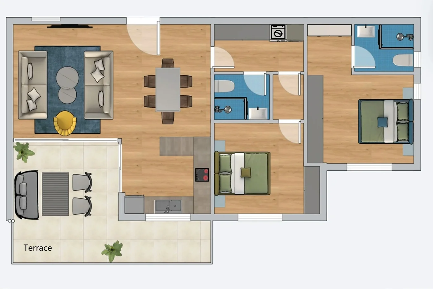 102 Mulberry Court- Светао са великом терасом - bathroom in Limassol, Cyprus