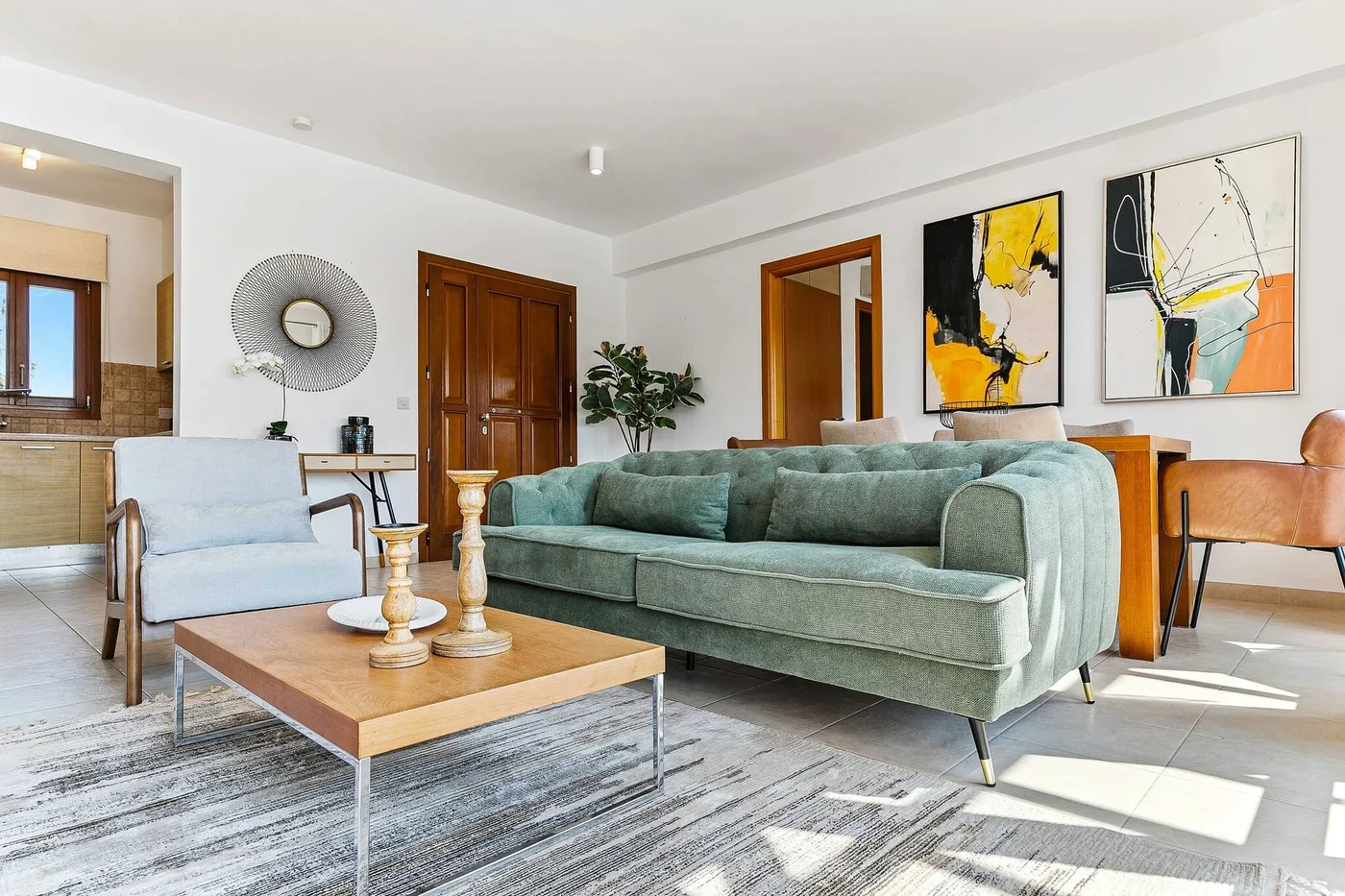 BF12 У близини Aphrodite Hills - Поглед на базен, велика тераса - kitchen in Aphrodite Hills, Cyprus