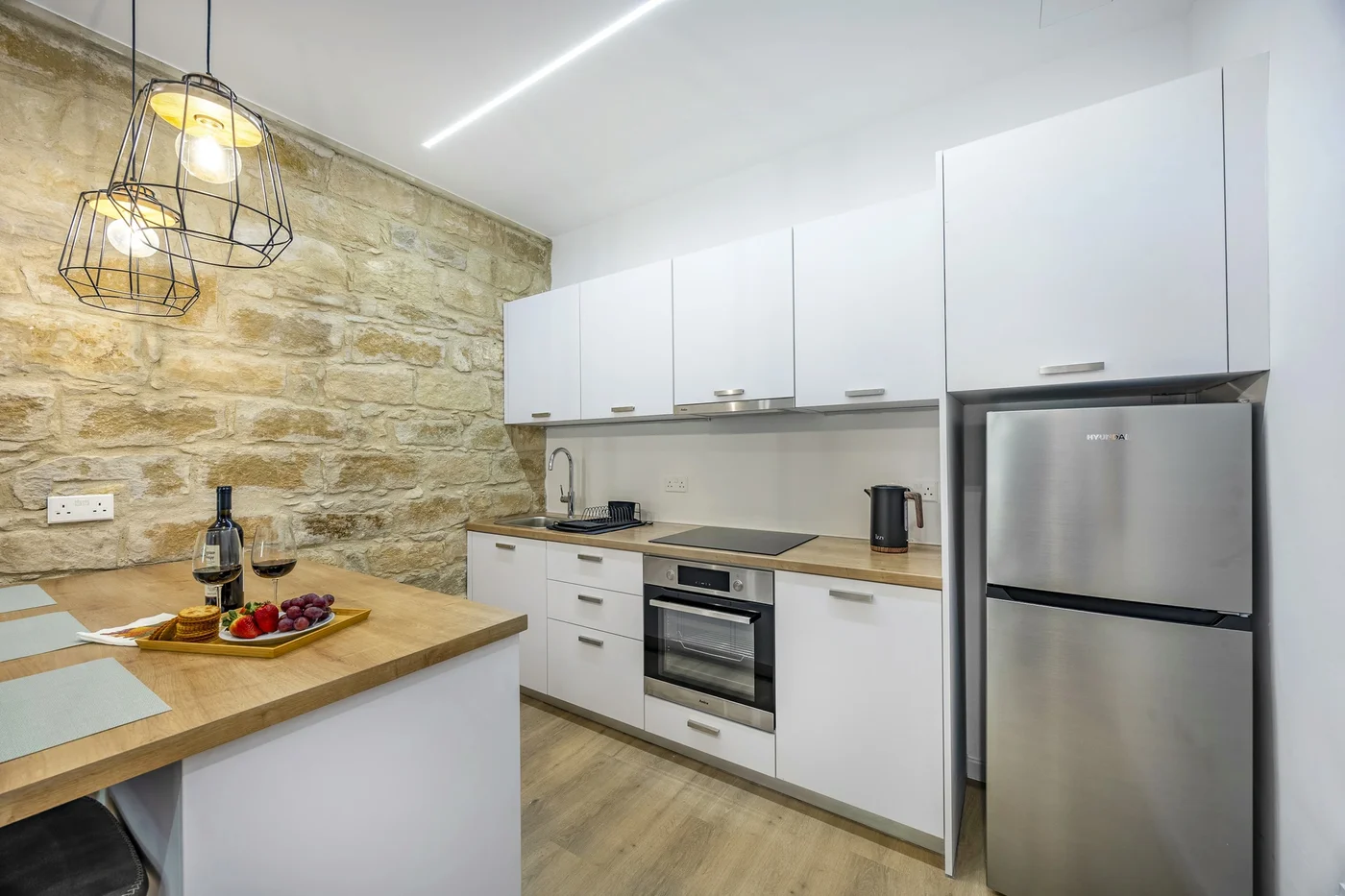 Olga Apt 1 - jednopokojový apartmán v přízemí - kitchen in Limassol, Cyprus