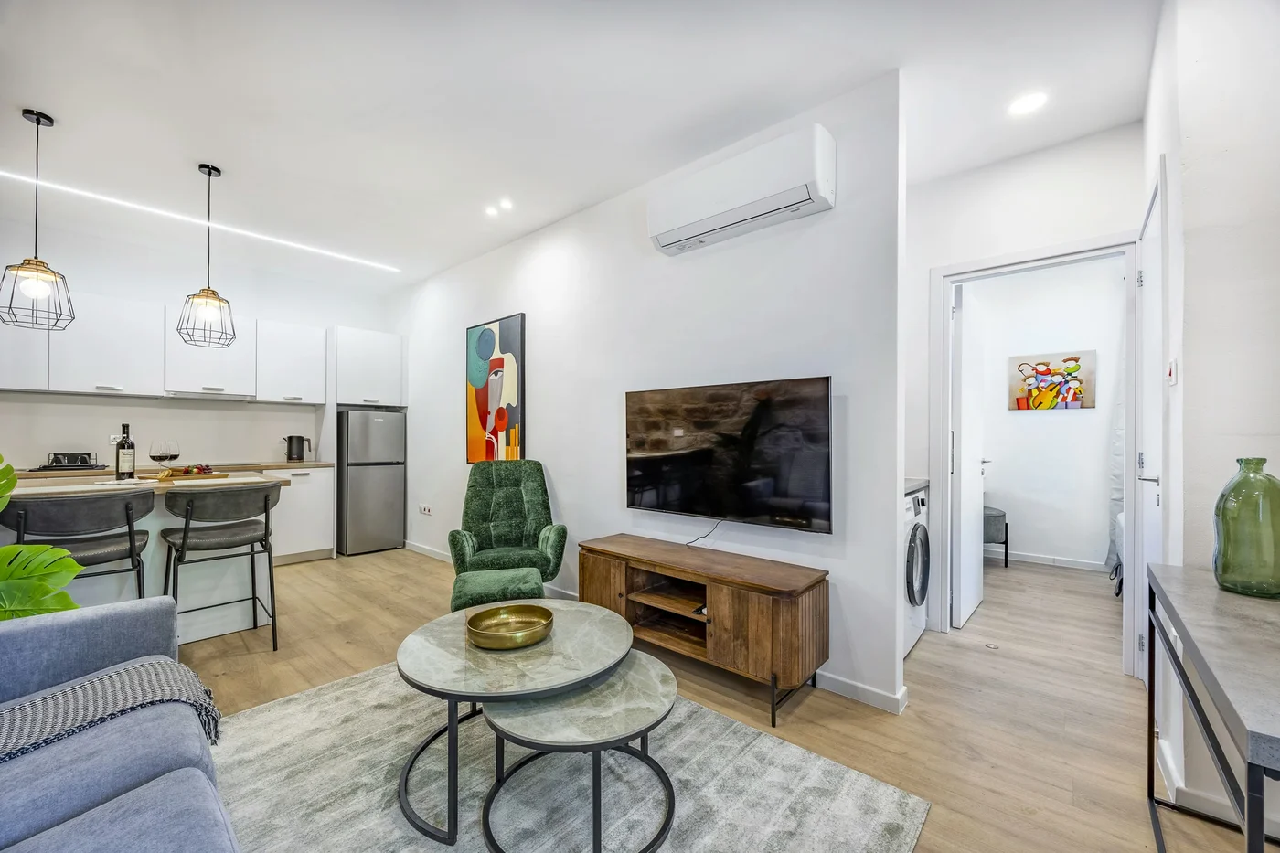 Olga Apt 1 - jednopokojový apartmán v přízemí - bedroom in Limassol, Cyprus