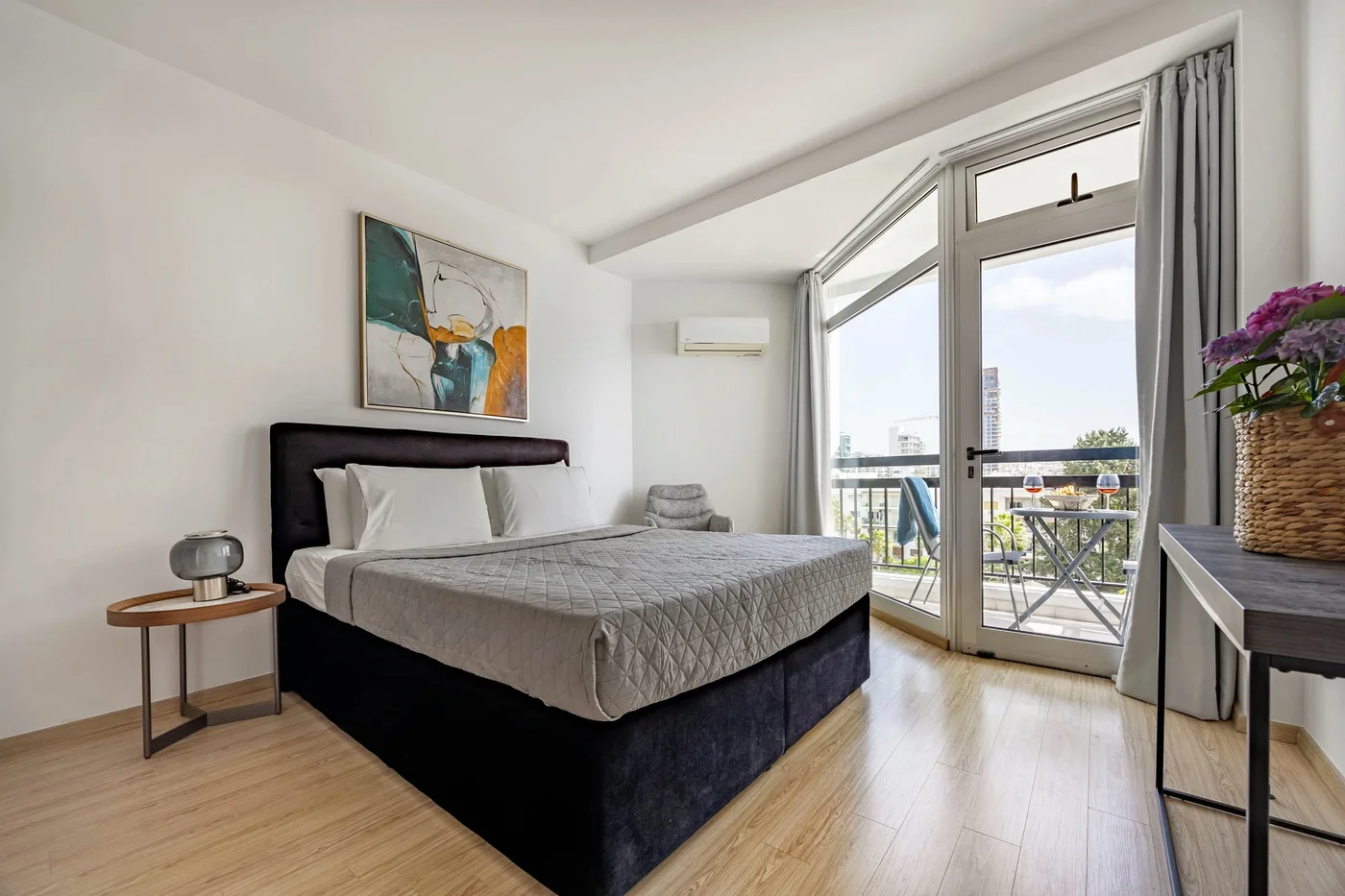 Marathon Beach Apartment - Sea View, Shared Pool - kitchen in Limassol, Cyprus