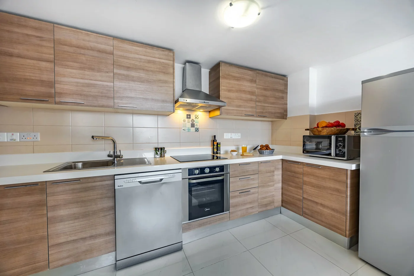 Marathon Beach Apartment - Sea View, Shared Pool - bedroom in Limassol, Cyprus