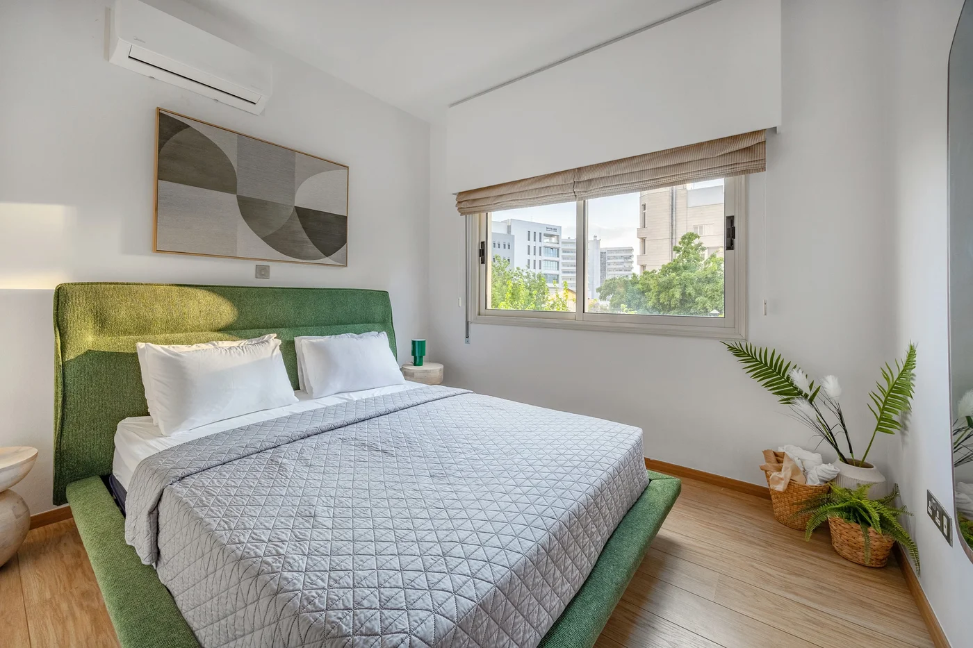 Lena Court - Spacious 3bdr, City Views - living area in Limassol, Cyprus