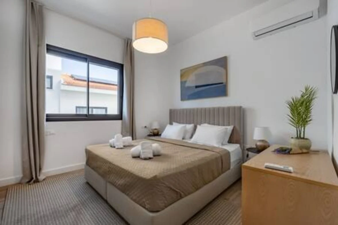 201 Sfiggos - Large Balcony & Shared Rooftop Pool - living area in Limassol, Cyprus