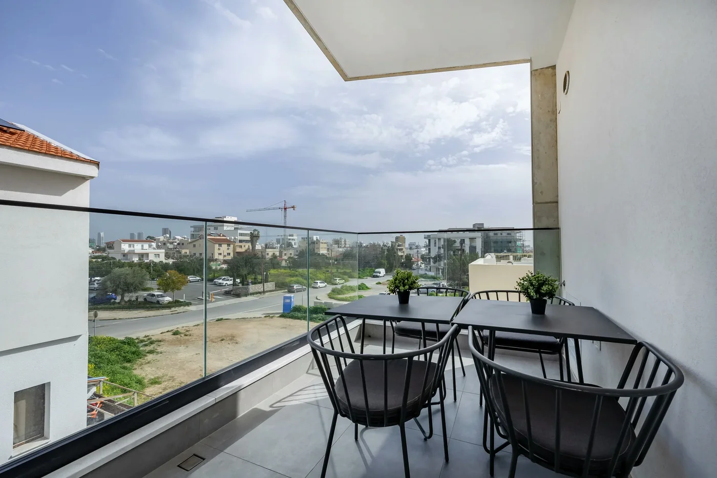 203 Sfiggos - City Views & Rooftop Pool Access - kitchen in Limassol, Cyprus