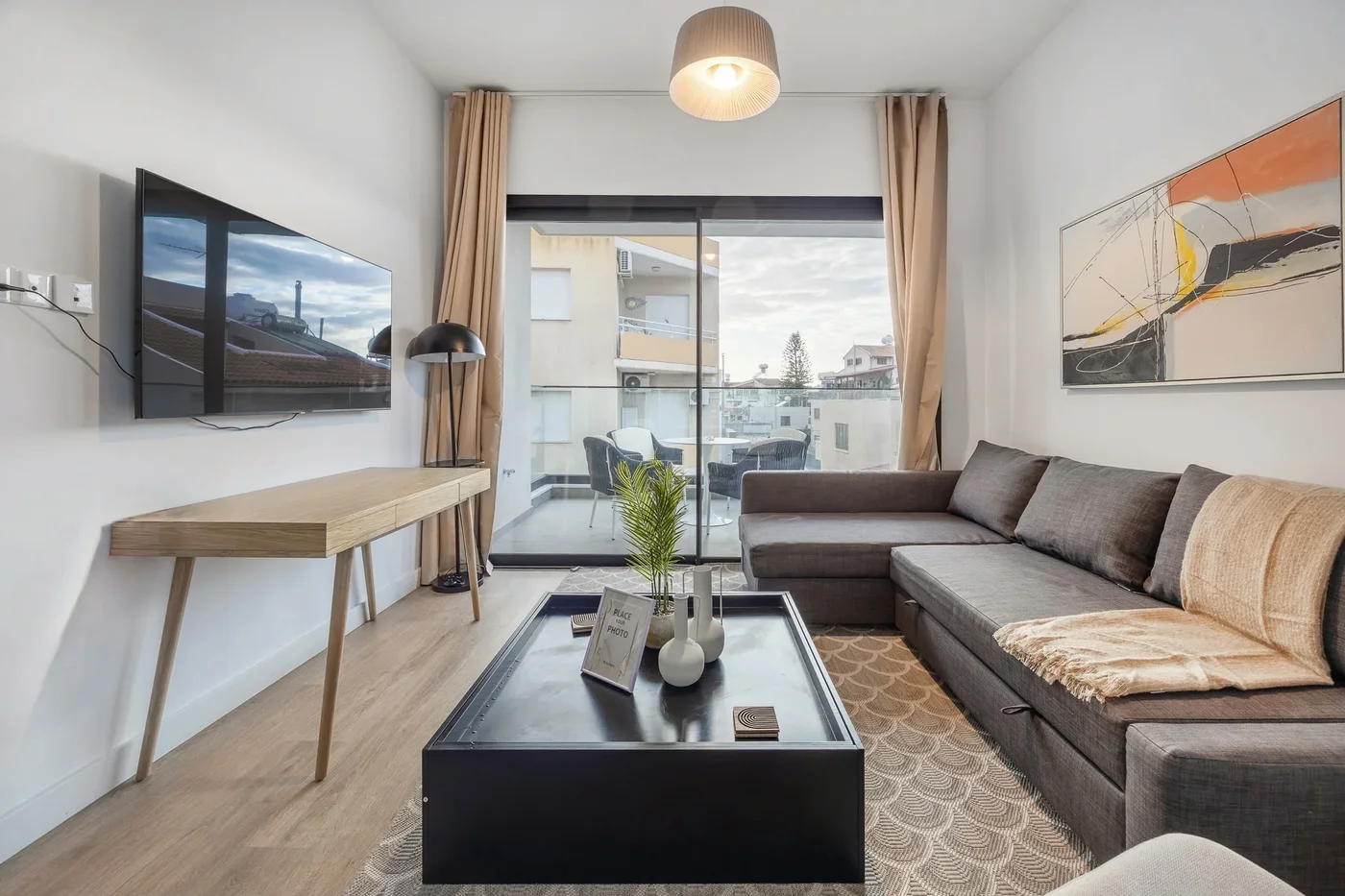 203 Piliou - City Views & Rooftop Pool Access - kitchen in Limassol, Cyprus