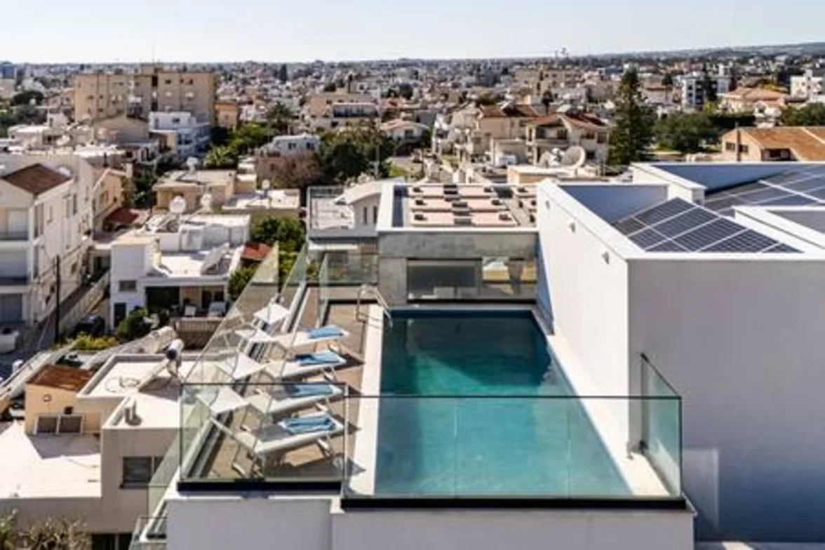 301 Piliou - Terasă Mare și Piscină Comună pe Acoperiș - kitchen in Limassol, Cyprus